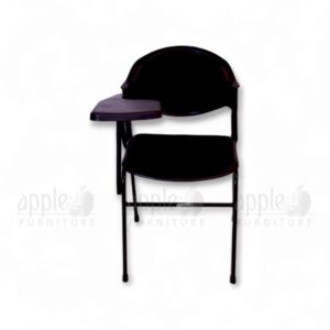 study chair with cushion, steel plastic study chair, study chair, writing tablet chair, tablet arm chair, comforto study chair