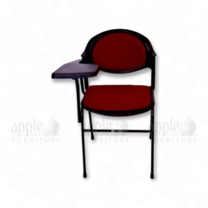 study chair with cushion, steel plastic study chair, study chair, writing tablet chair, tablet arm chair, comforto study chair