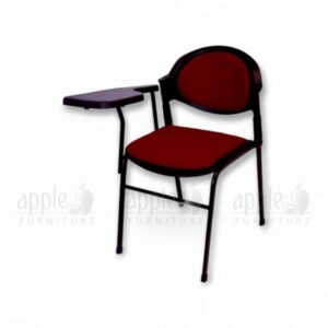 study chair with cushion, steel plastic study chair, study chair, writing tablet chair, tablet arm chair, comforto study chair