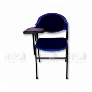 study chair with cushion, steel plastic study chair, study chair, writing tablet chair, tablet arm chair, comforto study chair