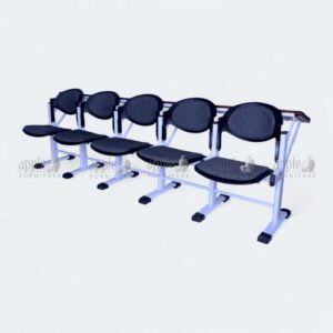 Modern black and grey lecture hall chairs cum sofa with integrated desk – lecture hall chairs cum sofa
