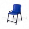 Blue Apple AP-786 Hotel Chair with ergonomic molded shell seat and black powder-coated steel frame, ideal for hotel rooms, dining areas, and banquets.