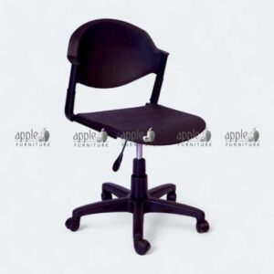 “APPLE AP-11-H Plastic Office Chair adjustable swivel chair blue base” “Mobile Desk Chair plastic office chair AP-11-H side view” “Backrest detail of AP-11-H plastic office chair ergonomic design” “Caster wheels of AP-11-H adjustable swivel chair on floor”