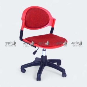 “APPLE AP-11-HC Computer Chair with Cushion ergonomic office revolving chair” “Red cushioned computer chair with black base swivel design” “Comfortable office revolving chair APPLE AP-11-HC with adjustable height” “Durable cushioned computer chair for study and office use”