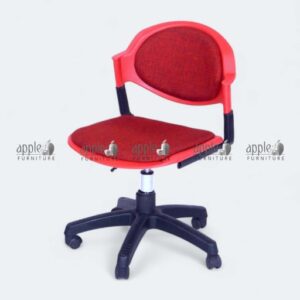 “APPLE AP-11-HC Computer Chair with Cushion ergonomic office revolving chair” “Red cushioned computer chair with black base swivel design” “Comfortable office revolving chair APPLE AP-11-HC with adjustable height” “Durable cushioned computer chair for study and office use”