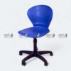 “APPLE AP-15-M Modern Library Revolving Chair ergonomic design” “Durable study library chair with blue molded seat and swivel base” “Computer revolving chair APPLE AP-15-M with caster wheels” “Modern library revolving chair for study rooms and workspaces”