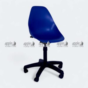 “APPLE AP-207-M Ergonomic Library Revolving Chair study chair with wheels” “Modern computer chair APPLE AP-207-M ergonomic blue design” “Durable library revolving chair with caster wheels for study rooms” “Stylish ergonomic study chair with wheels and swivel base”