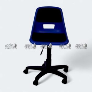 “Blue ergonomic office chair AP-208-HC adjust-height swivel modern desk seating” “Modern blue office chair with ergonomic back and rolling casters” “Contemporary blue ergonomic swivel chair for desk or work space”