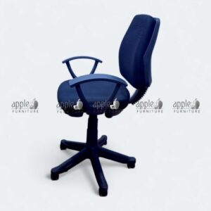 APPLE AP-503 plush task chair supportive comfort excellence Plush task chair with cushioned seat and armrests Elegant office task chair soft fabric seat ergonomic curve