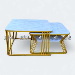 Wood and Metal Center Table modern living room furniture Wood and Metal Center Table with metal frame and wooden top Modern wood and metal center table nesting design Wood and Metal Center Table for contemporary interiors