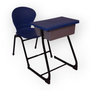 APPLE AP-06-BLU & AP-490-U SET school desk chair set with blue plastic student chair and classroom desk