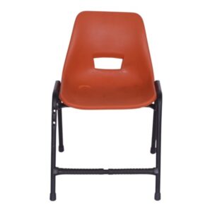 APPLE AP-200-BLU plastic study chair with blue shell seat and black metal frame Student classroom chair with blue plastic seat for school college academy and library use Blue school chair with durable metal frame for classroom and training room furniture