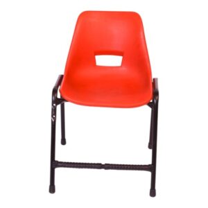 APPLE AP-200-BLU plastic study chair with blue shell seat and black metal frame Student classroom chair with blue plastic seat for school college academy and library use Blue school chair with durable metal frame for classroom and training room furniture