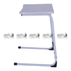 APPLE AP-1026-WHT fiberglass study table with white top for schools and classrooms Fiberglass study table for students with durable frame and clean white surface School study table with fiberglass top for classroom and academy use Student study table in Pakistan by APPLE Furniture for educational institutions