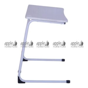 APPLE AP-1026-WHT fiberglass study table with white top for schools and classrooms Fiberglass study table for students with durable frame and clean white surface School study table with fiberglass top for classroom and academy use Student study table in Pakistan by APPLE Furniture for educational institutions