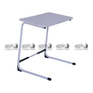APPLE AP-1026-WHT fiberglass study table with white top for schools and classrooms Fiberglass study table for students with durable frame and clean white surface School study table with fiberglass top for classroom and academy use Student study table in Pakistan by APPLE Furniture for educational institutions