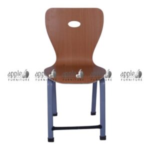 APPLE AP-1029-AKT and AP-1030-AKT student desk chair set for classroom use Student desk chair set with separate desk and wooden-style chair by APPLE Furniture Classroom desk and chair with strong metal frame for schools and colleges School furniture desk set for students with modern grey frame and wooden finish