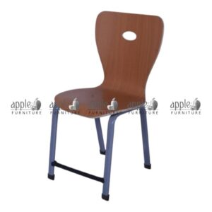 APPLE AP-1029-AKT and AP-1030-AKT student desk chair set for classroom use Student desk chair set with separate desk and wooden-style chair by APPLE Furniture Classroom desk and chair with strong metal frame for schools and colleges School furniture desk set for students with modern grey frame and wooden finish