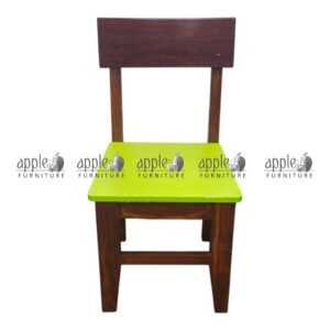 APPLE AP-1001-BLU Wooden School Chair Pakistan with blue seat, School Student Wooden Chair and Classic Classroom Seating