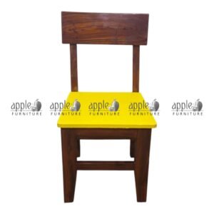 APPLE AP-1001-BLU Wooden School Chair Pakistan with blue seat, School Student Wooden Chair and Classic Classroom Seating