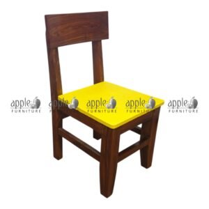 APPLE AP-1001-BLU Wooden School Chair Pakistan with blue seat, School Student Wooden Chair and Classic Classroom Seating