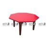 APPLE AP-1002-BLU Octagon Activity Table with blue top, Octagon Classroom Table and Group Learning Table for Kids